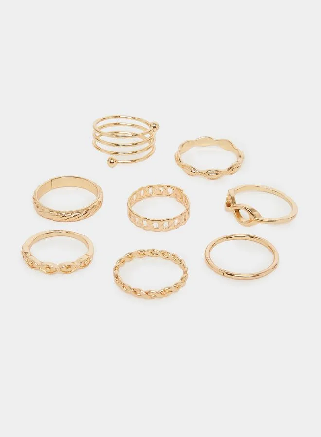 Styli  Pack of 25 - Assorted Gold Rings for Women | Best Price UAE